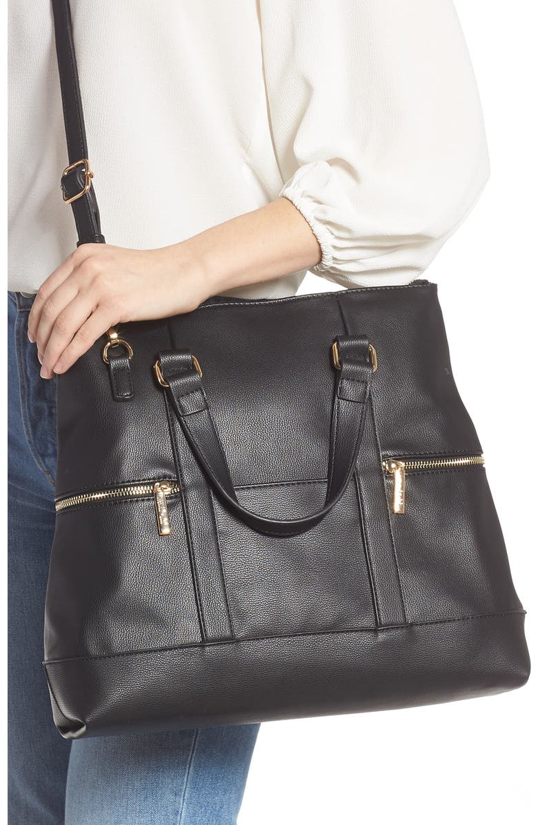 Mali + Lili Samantha Large Vegan Leather Convertible Backpack, Alternate, color,