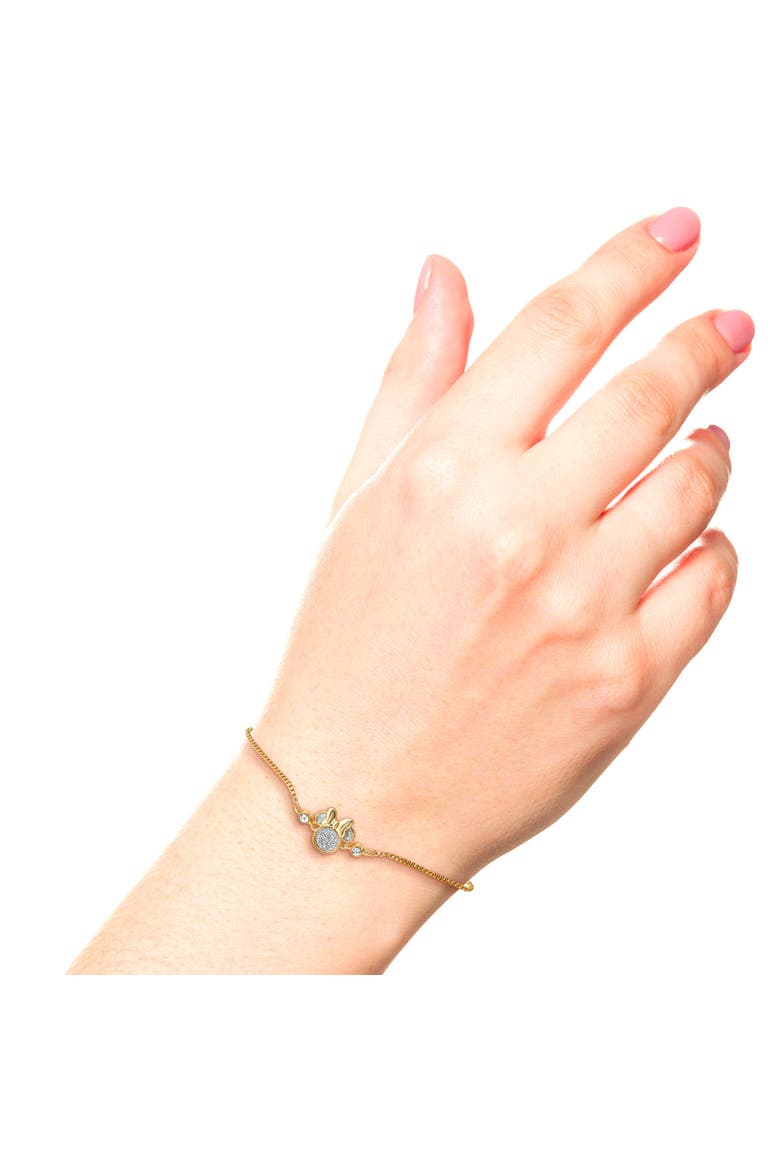 Glitter Crystal Lariat Bracelet, Alternate, color, Gold