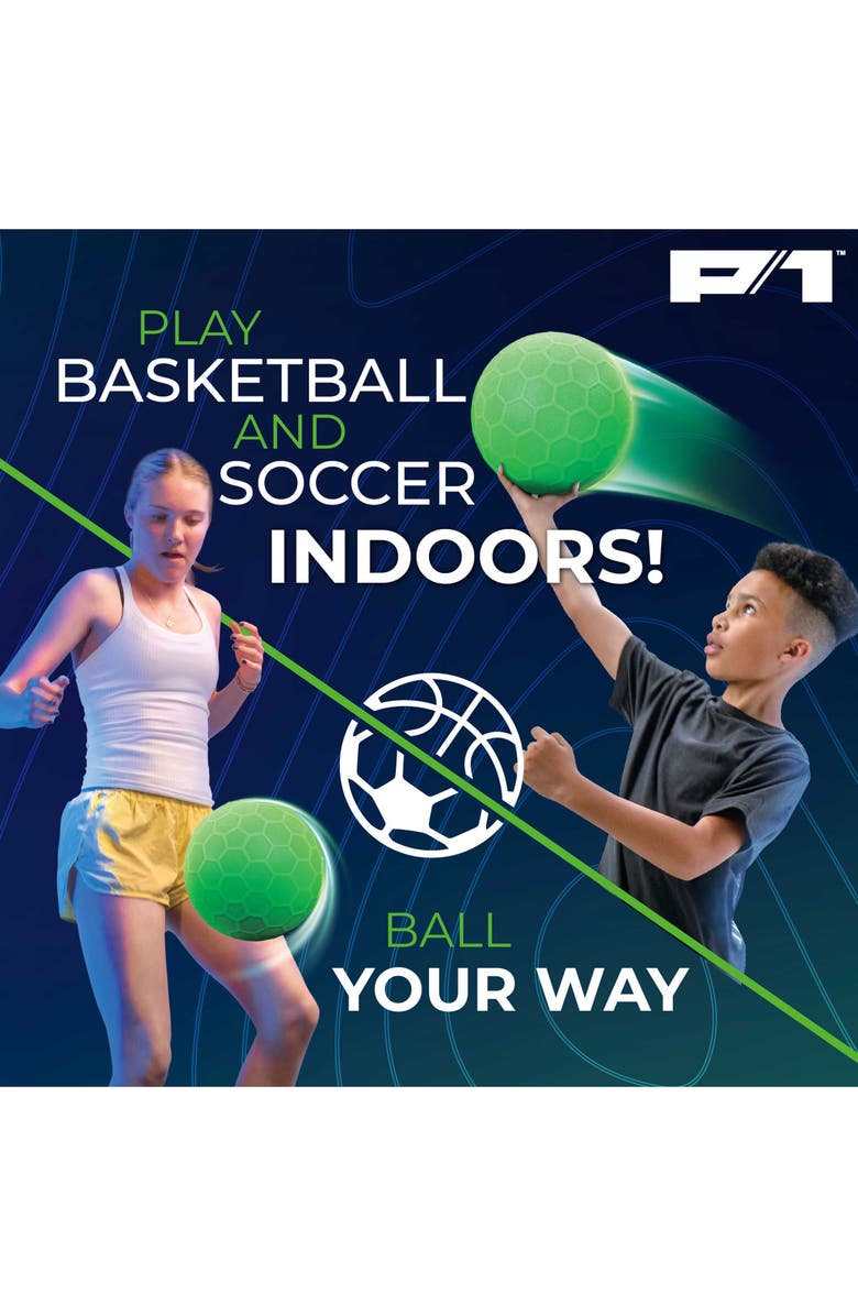 Hape Silent Shot Crossover Ball, Alternate, color, Green