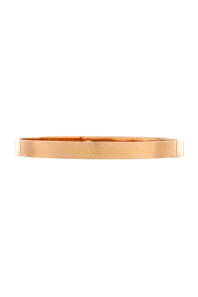 Kelly Bracelet 18K Rose Gold with 4 Diamonds Small, Alternate, color, Rose Gold