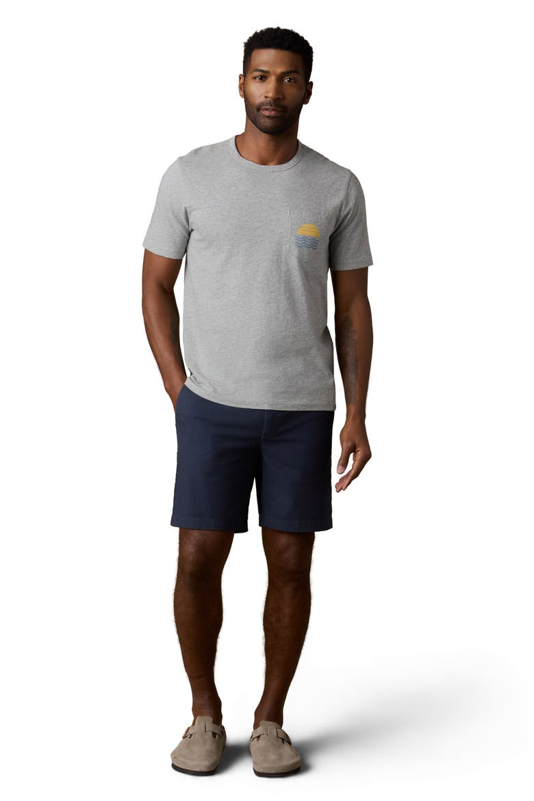 Essential 8-Inch Chino Shorts, Alternate, color, BLUE NIGHTS