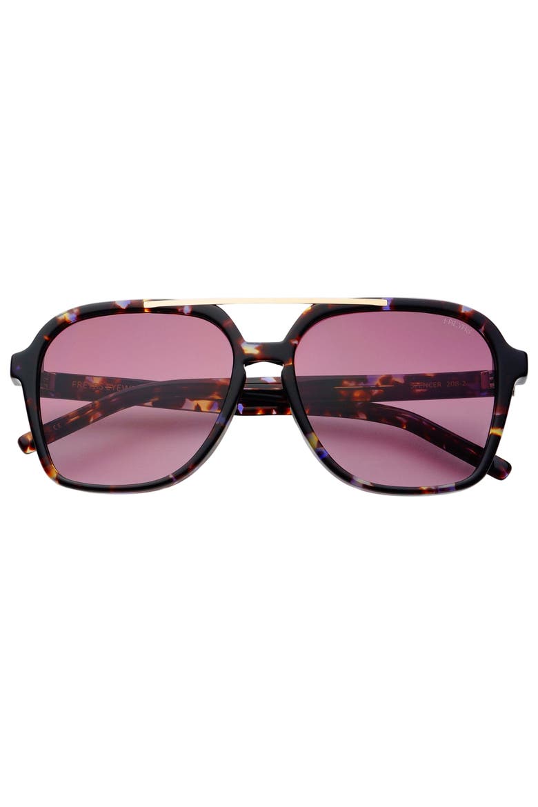 Spencer Aviator Sunglasses, Main, color, Lavender