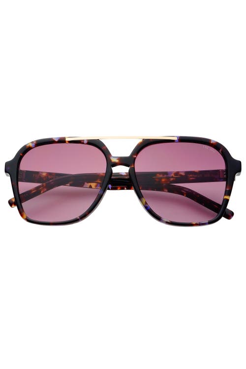 Freyrs Eyewear Spencer Aviator Sunglasses In Purple