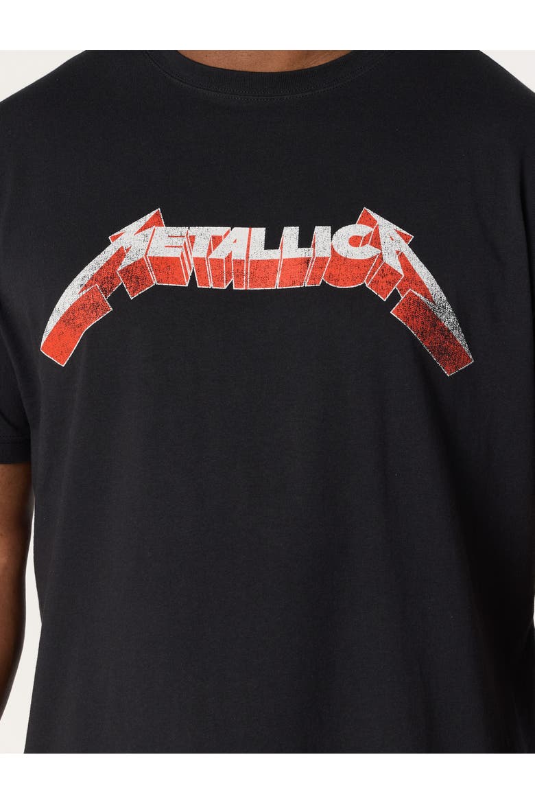 Big & Tall Metallica Graphic Tee, Alternate, color, BLACK