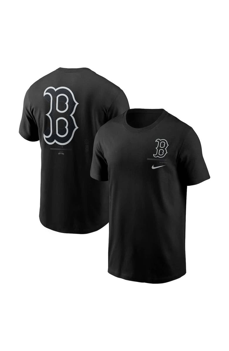Nike Men's Nike Black Boston Red Sox Bar Loading T-Shirt, Alternate, color, Black