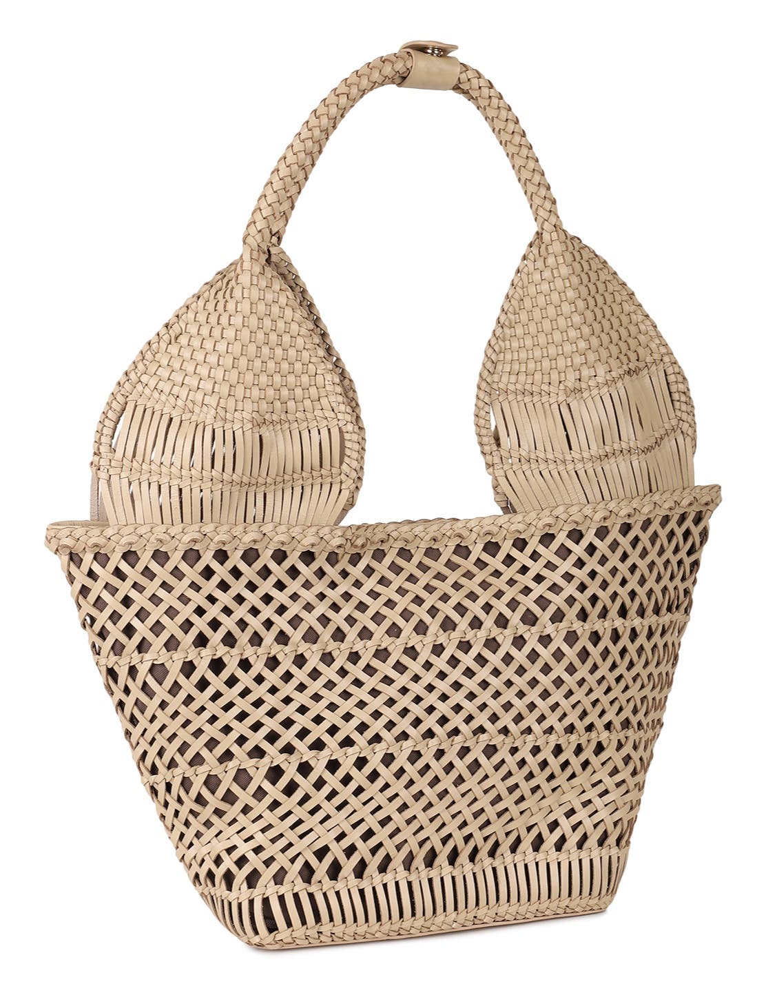 Rafe New York Margarita Woven Tote, Alternate, color, Beige