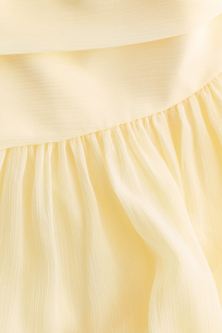 Sheer Maxi Skirt, Alternate, color, Light yellow