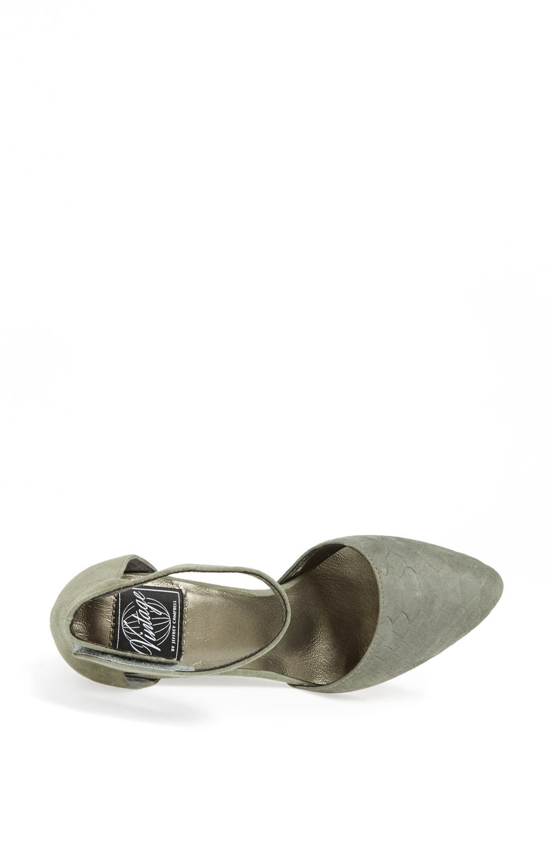 'Tatum' Wedge Pump, Alternate, color, GREY