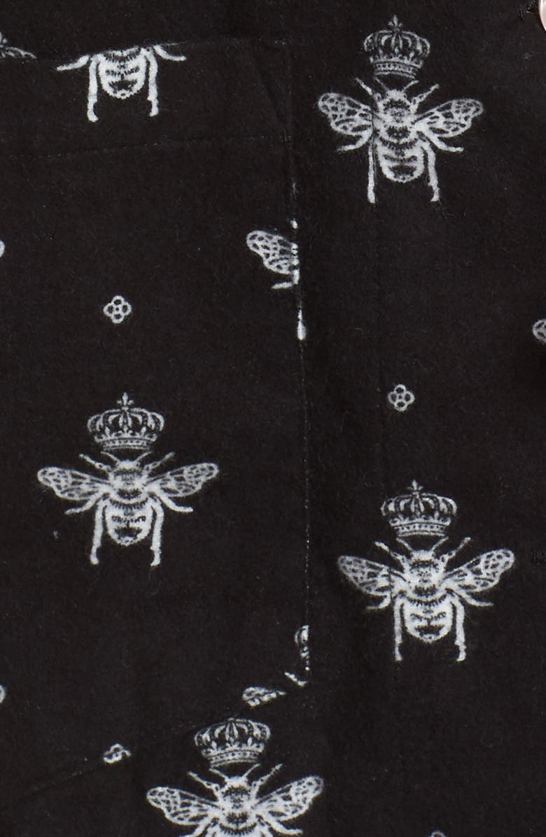 PJ Salvage Print Flannel Pajamas, Alternate, color,