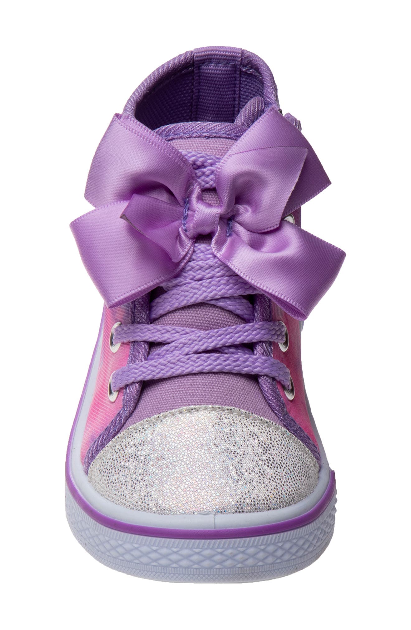 Laura Ashley Tie Dye Bow High Top Sneaker, Alternate, color, 