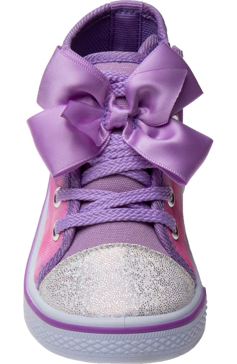 Laura Ashley Tie Dye Bow High Top Sneaker, Alternate, color,