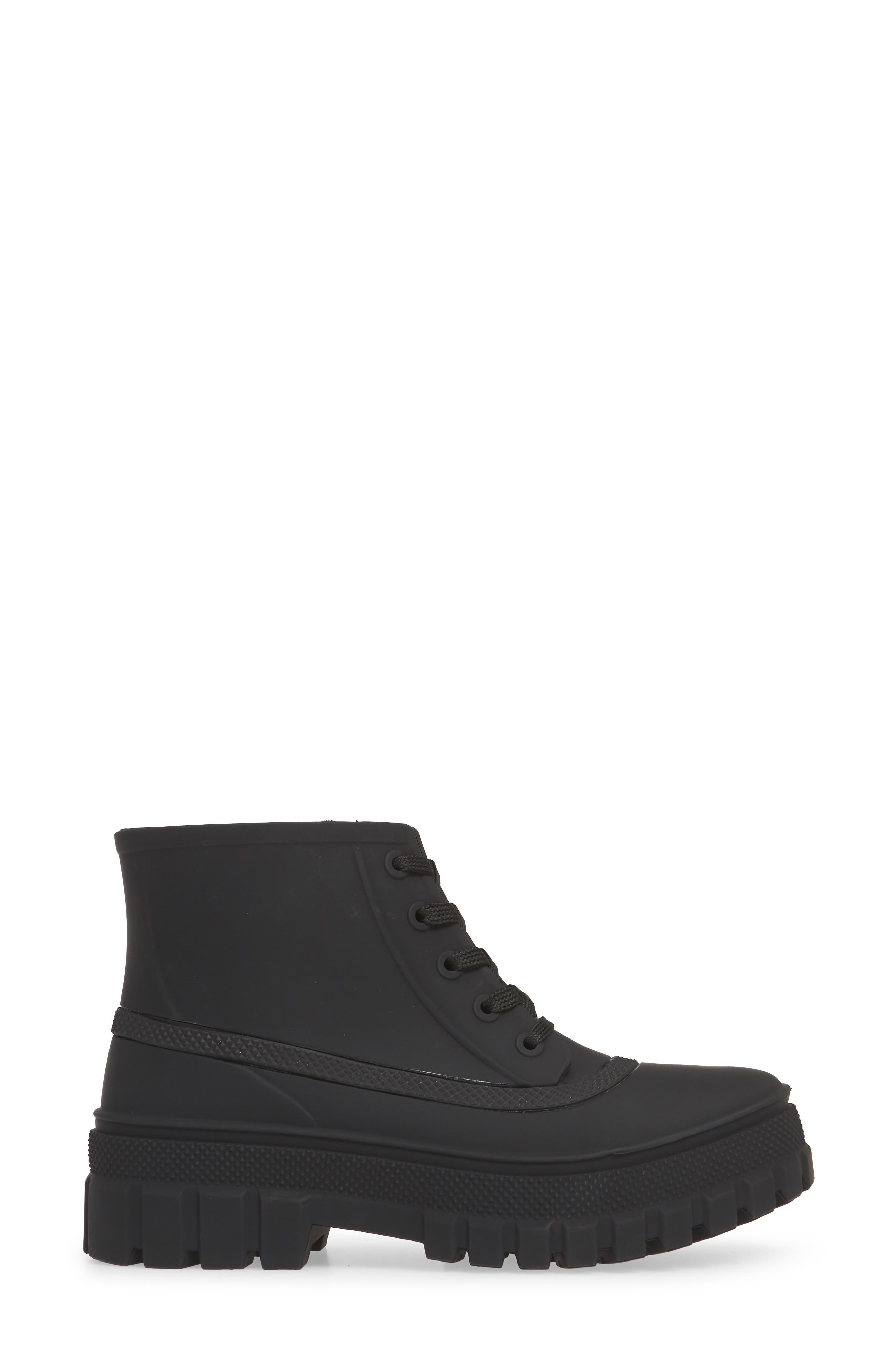 Jeffrey Campbell Lace-Up Rain Boot, Alternate, color, 