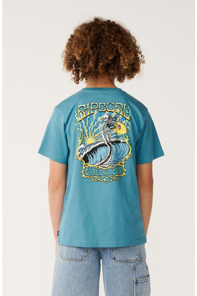 Kids' Rip Curl Air Shred Graphic Tee, Alternate, color, DUSTY JADE