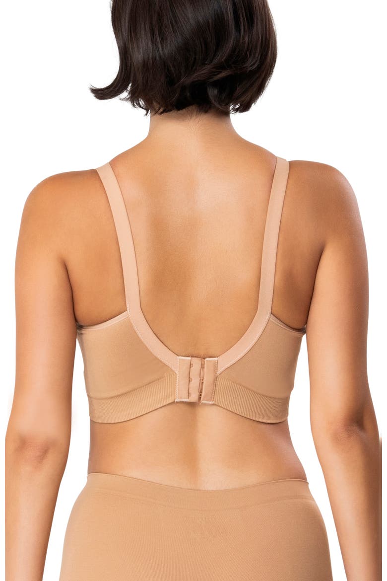 Full Coverage Comfort Bra, Alternate, color, Coffee