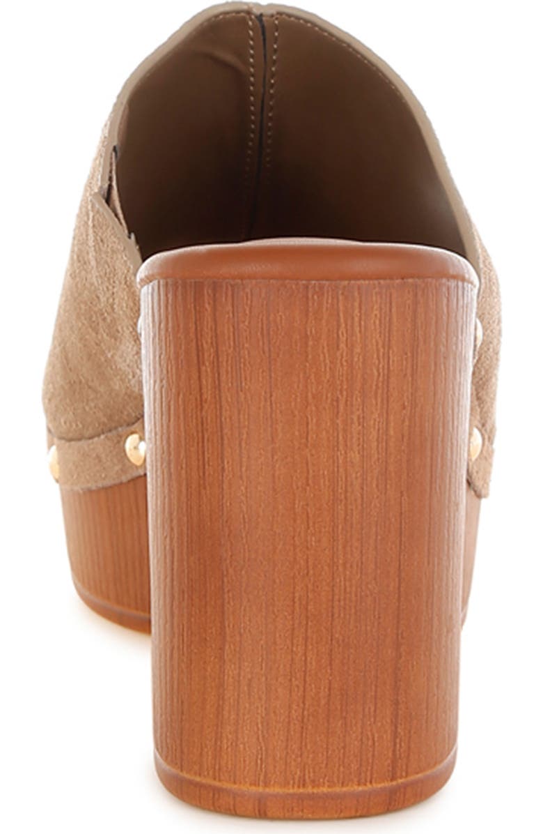 Rag & Co Masaki Platform Sandal, Alternate, color, Taupe