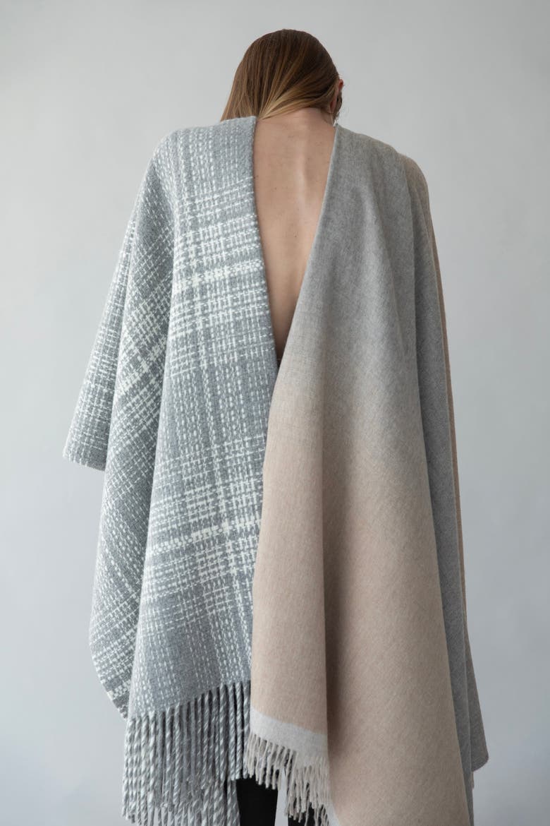 Rustic Plaid Throw, Alternate, color, GREY
