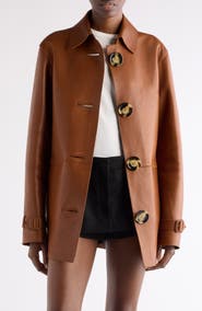 Acne Studios Lorassino Lambskin Leather Jacket