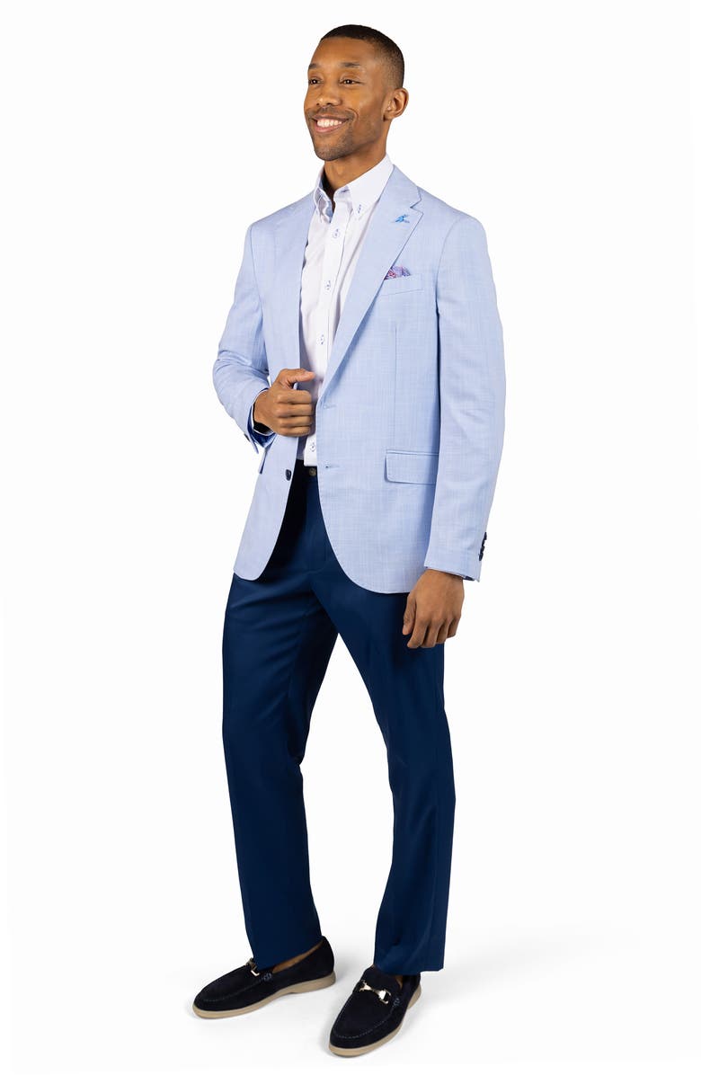 TailorByrd Textured Slub Sport Coat, Alternate, color, Light Blue