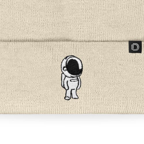 Dalix Astronaut Beanie In Black