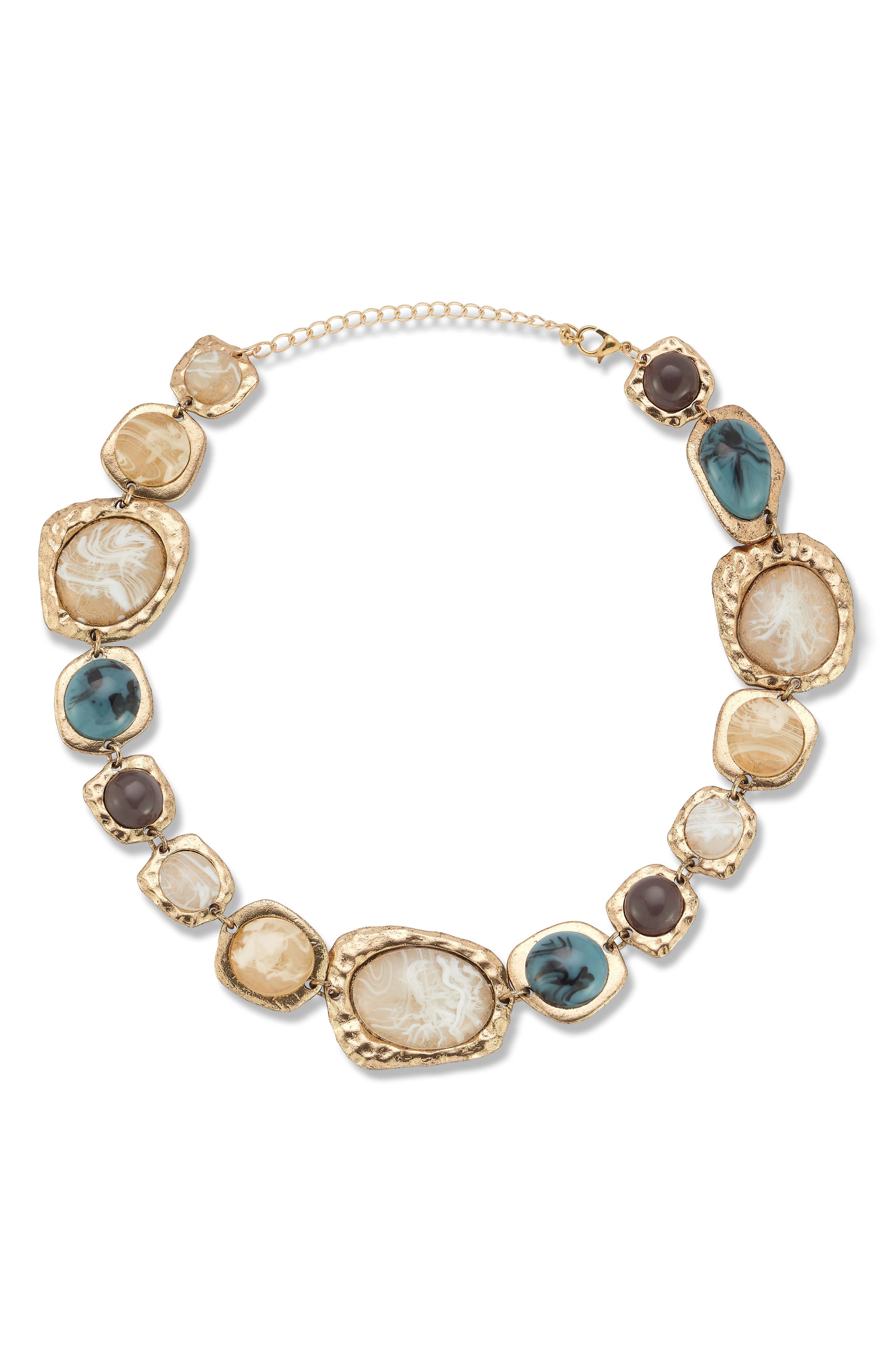Resin Statement Collar Necklace