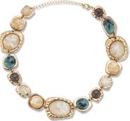 CHLOE AND MADISON Resin Statement Collar Necklace