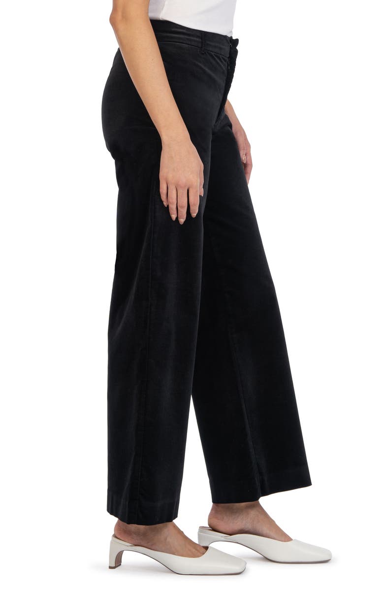 KUT from the Kloth Meg High Waist Wide Leg Velvet Pants, Alternate, color, 
