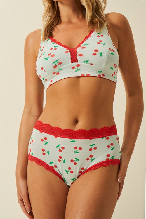 Stripe & Stare The Lace Plunge & Original Knicker Set