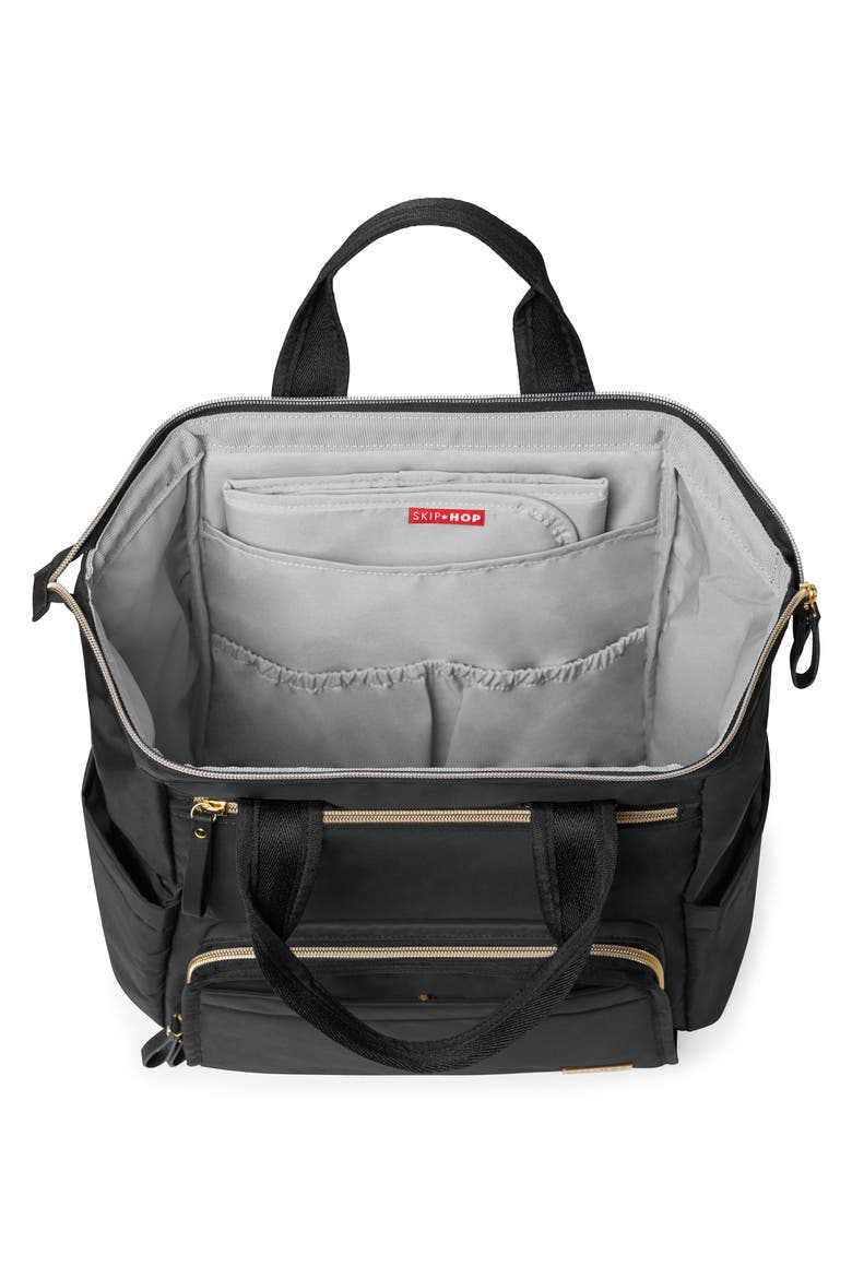 Mainframe Wide Open Diaper Backpack, Alternate, color, BLACK