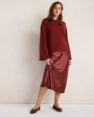 Haven Well Within Flowy Drawstring Midi Skirt