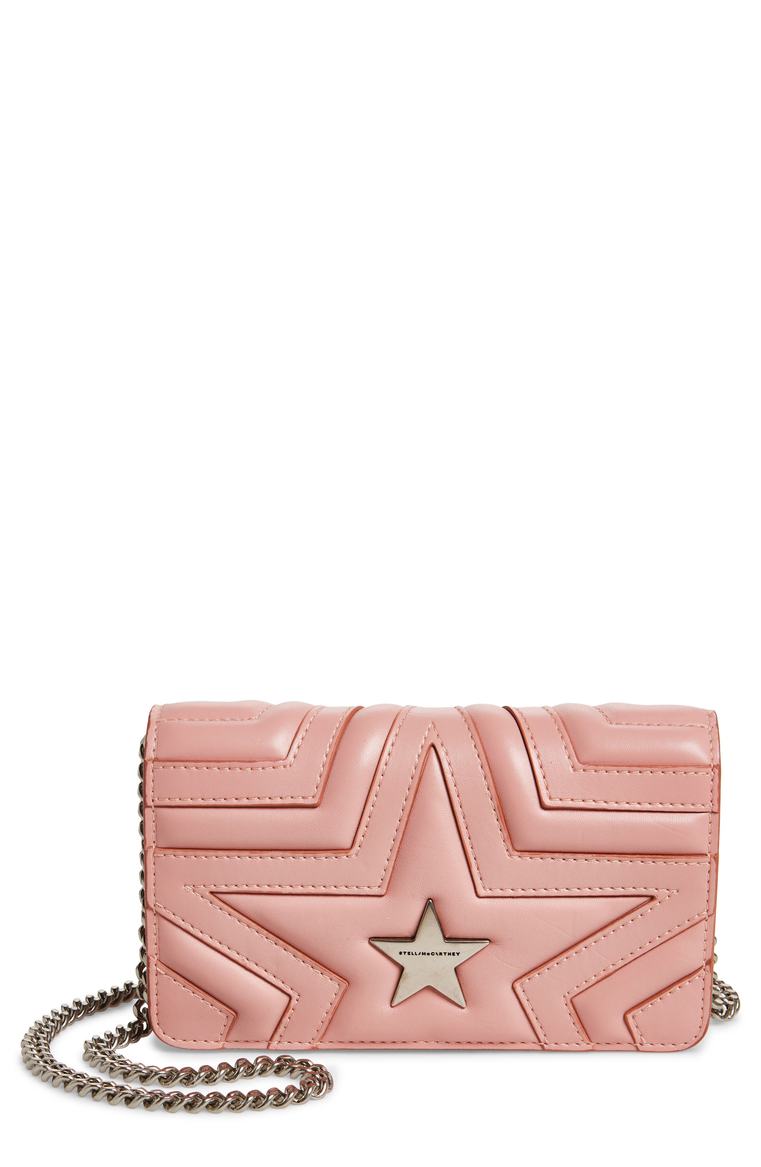 STELLA McCARTNEY ピンク パーティーバッグ Stella McCartney Small Flap Shoulder Bag | Nordstromrack