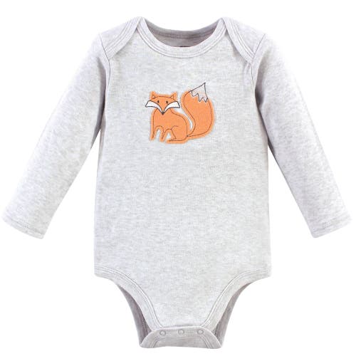 Hudson Baby Cotton Long-sleeve Bodysuits 5-pack In Multi
