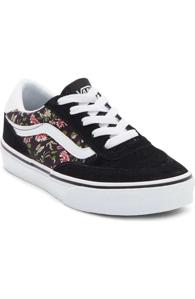 Vans Kids' Brooklyn Low Top Sneaker, Main, color, Black