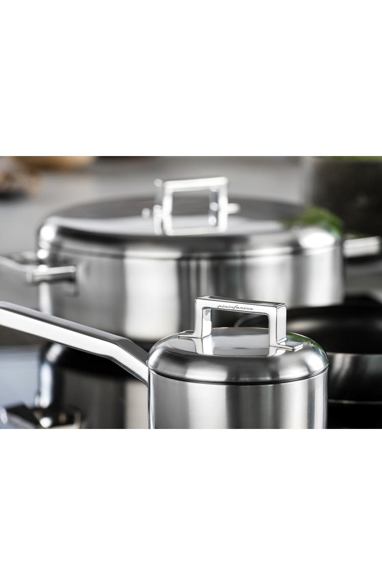 Mepra Stile By Pininfarina Flatware Set - 5 Pieces, Alternate, color, Ice Silver