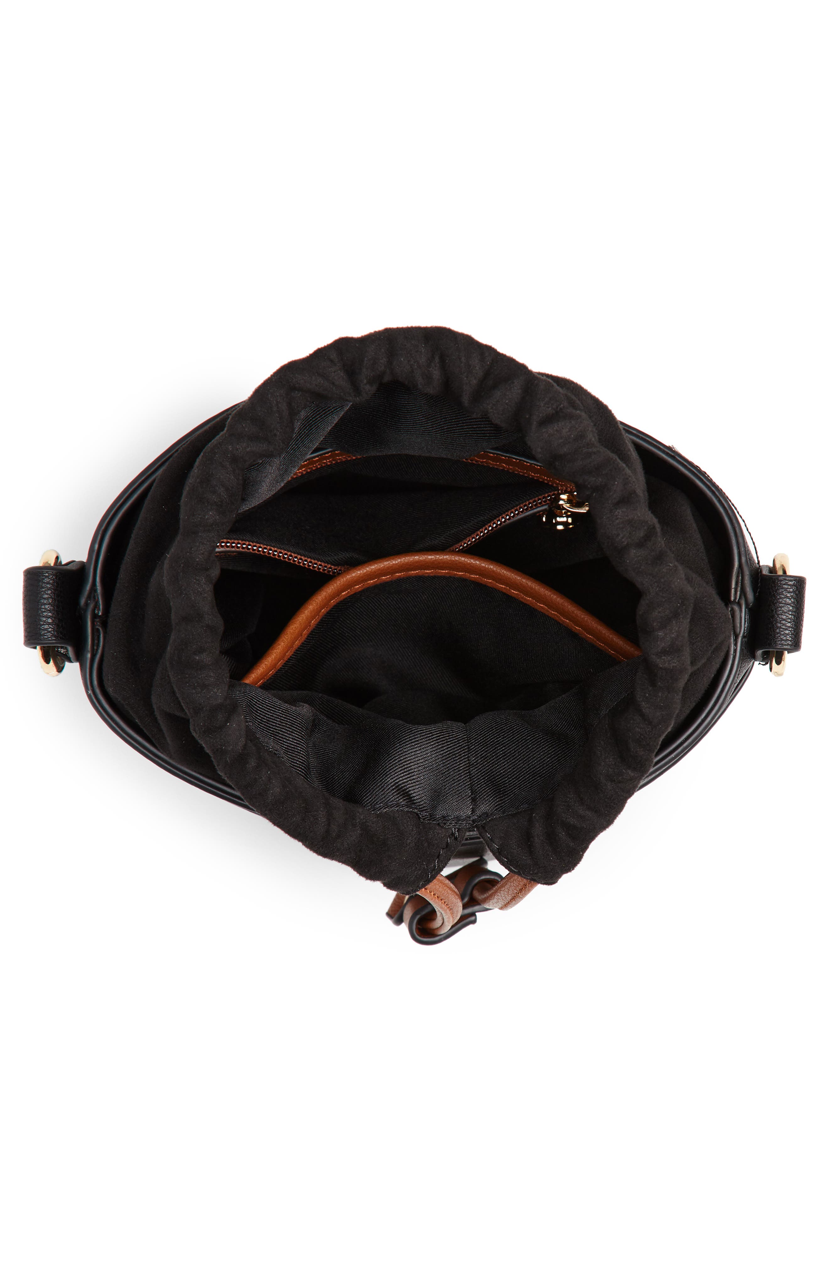 Chelsea28 Izzy Faux Leather Bucket Bag, Alternate, color, 