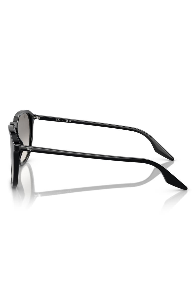 Ray-Ban 55mm Square Sunglasses, Alternate, color, Black