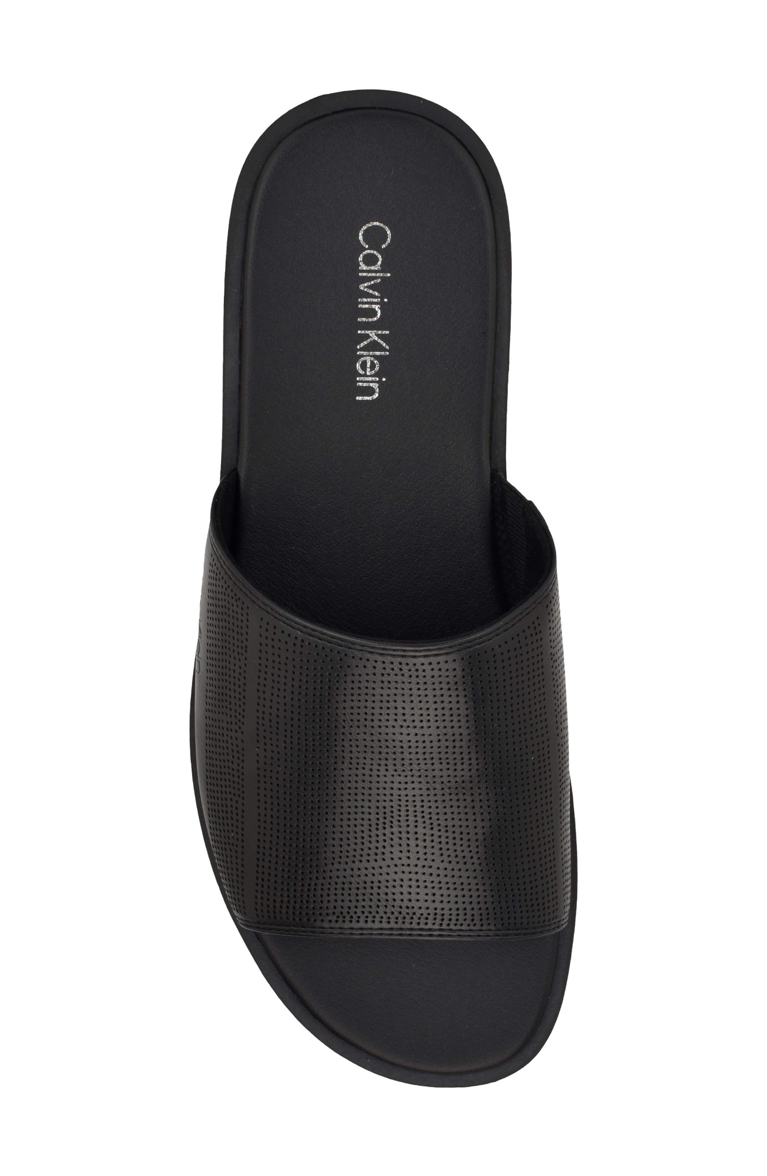 Calvin Klein Espar Slide Sandal, Alternate, color, Black
