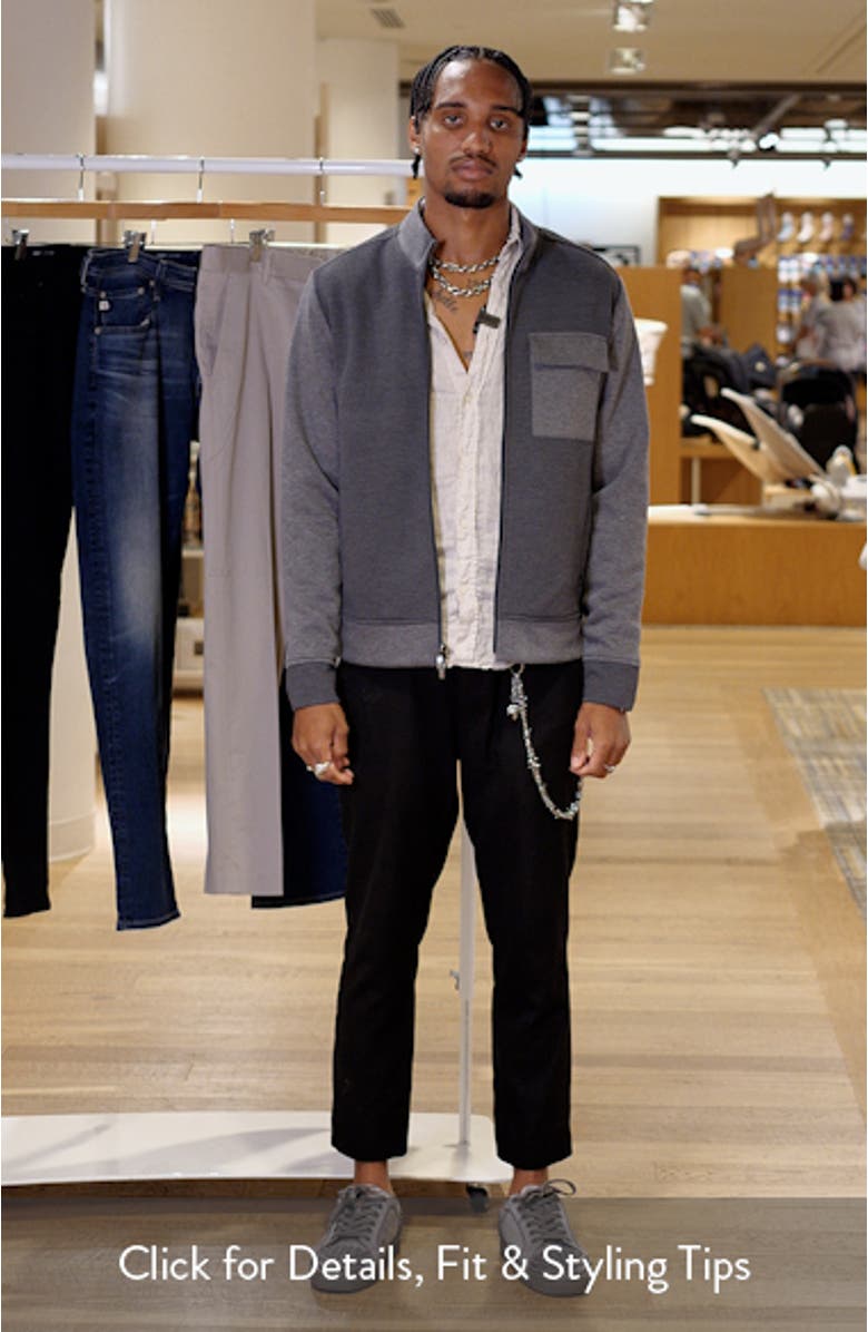 Isaak Colorblock Knit Jacket, sales video thumbnail