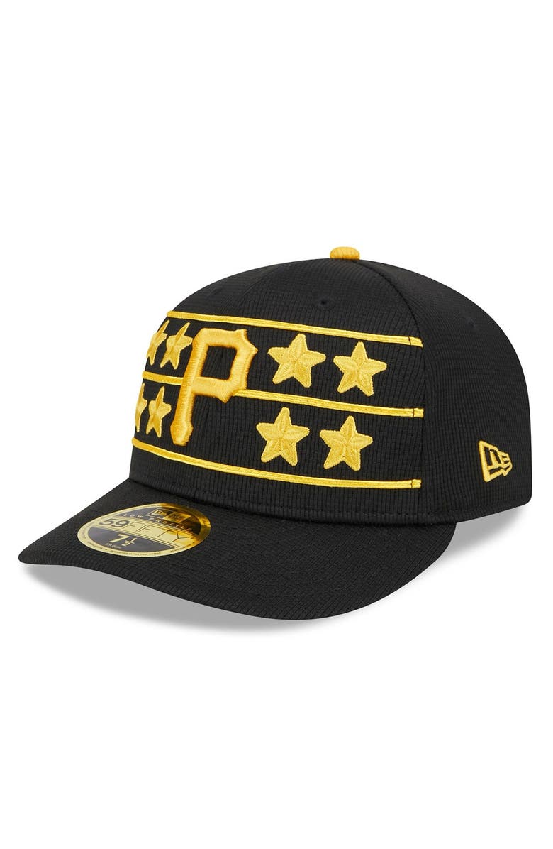 New Era Men's New Era Black Pittsburgh Pirates 2024 Batting Practice Low Profile 59FIFTY Fitted Hat, Main, color, Black