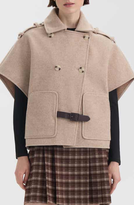 Hunter Knit Tweed Cape
