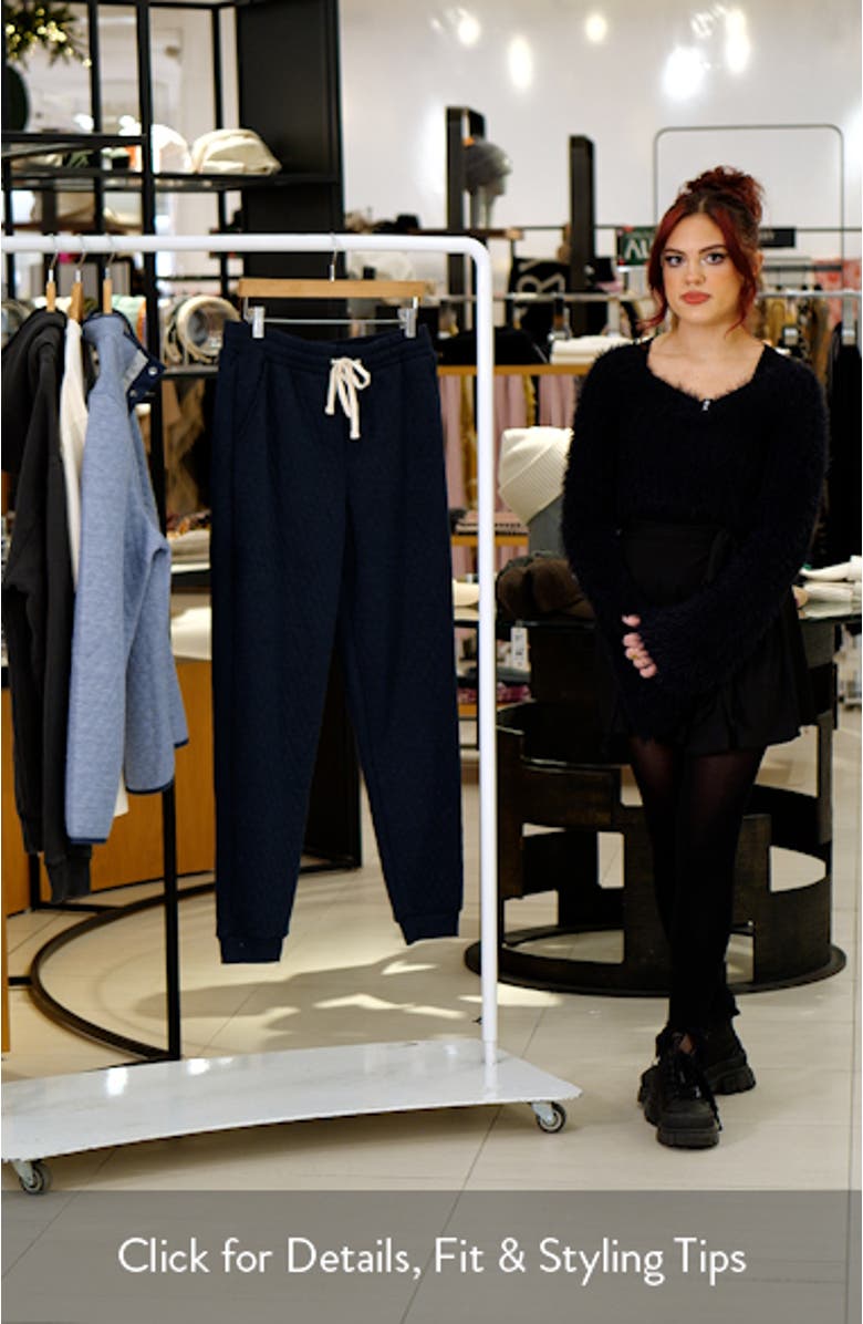 Corbet Quilted Joggers, sales video thumbnail