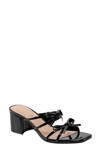 BANDOLINO BANDOLINO MARGIL BLOCK HEEL BOW SANDAL
