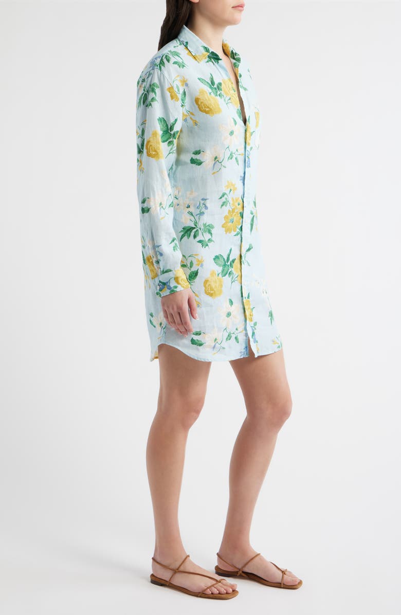 Frank & Eileen Mary Classic Long Sleeve Shirtdress, Alternate, color, Summer Scatter