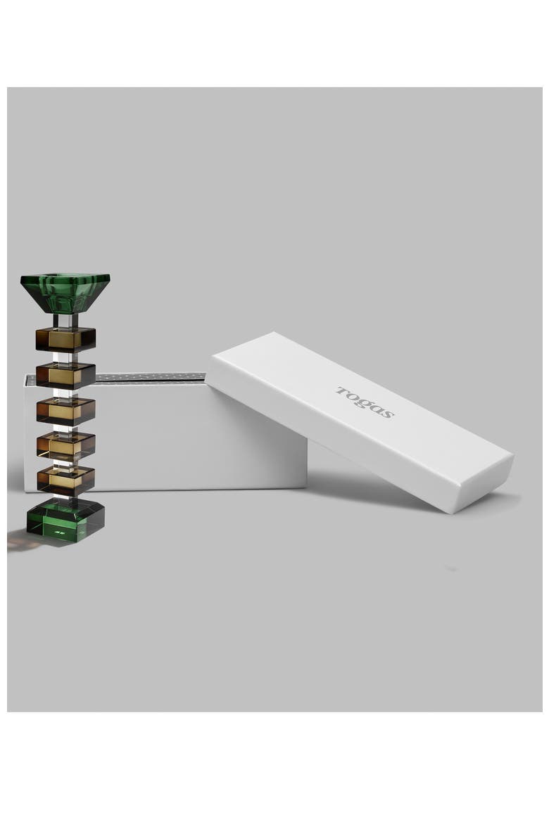 Kassiny Candle holder, Alternate, color, Green