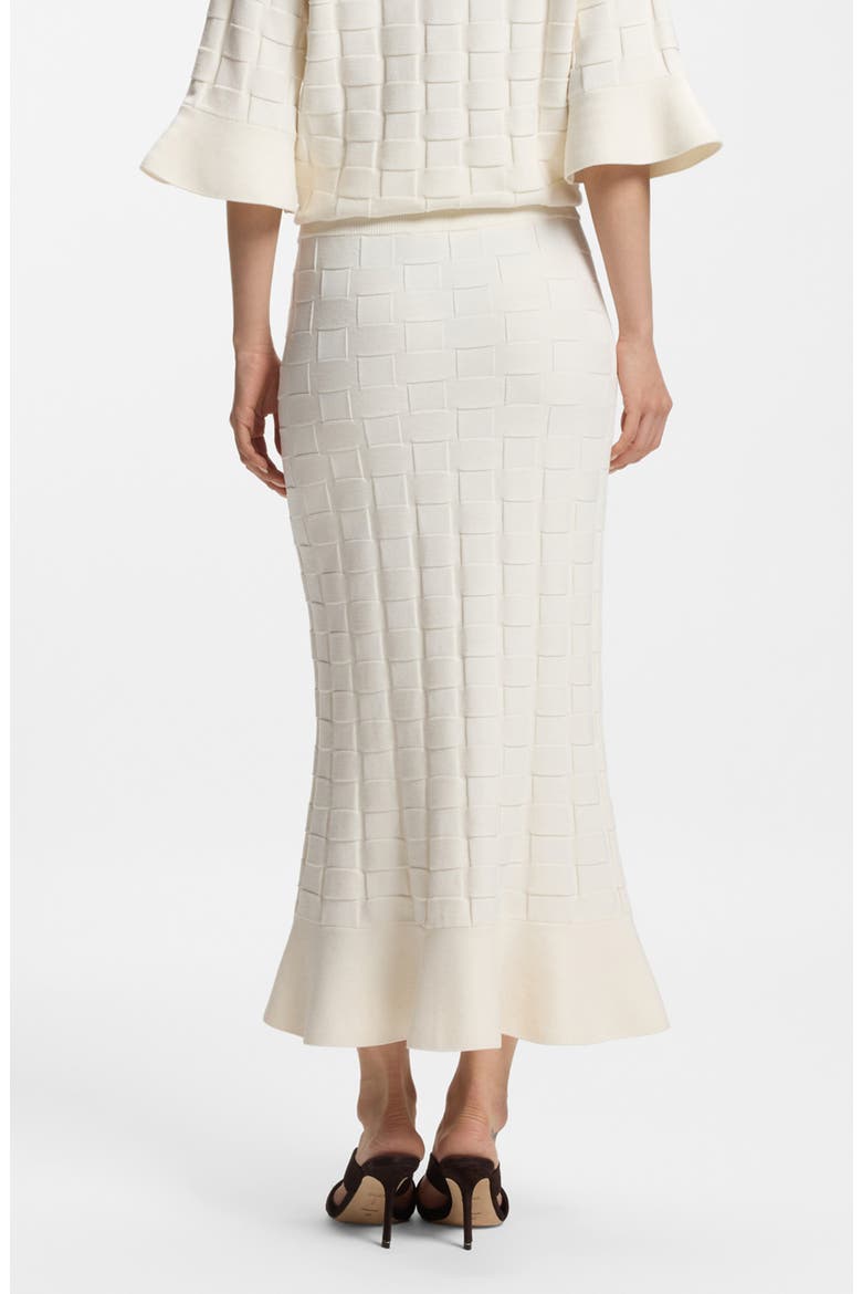 Foppy Textured Skirt, Alternate, color, SOFT CREAM