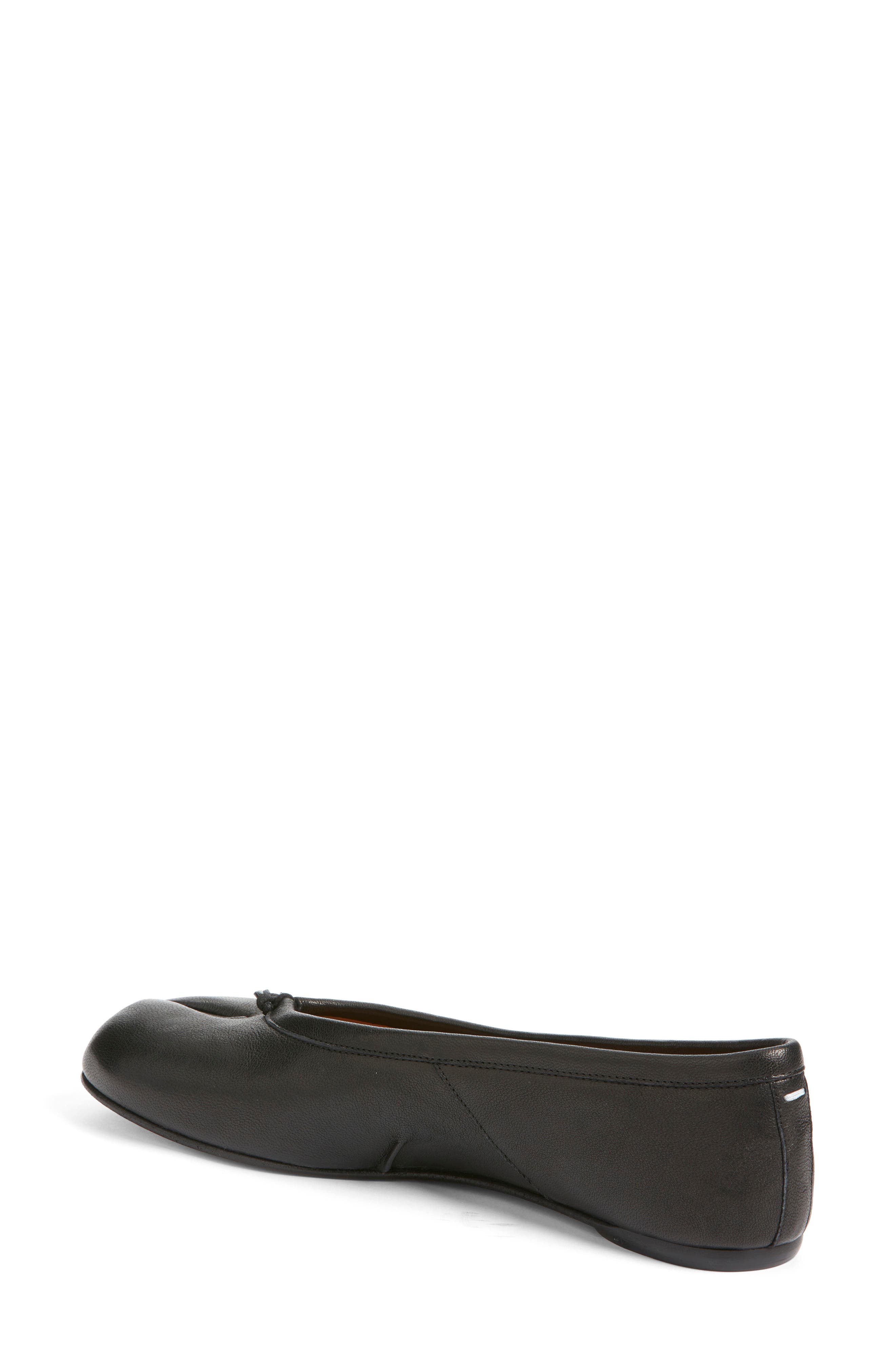 Maison Margiela Tabi Ballet Flat, Alternate, color, Black