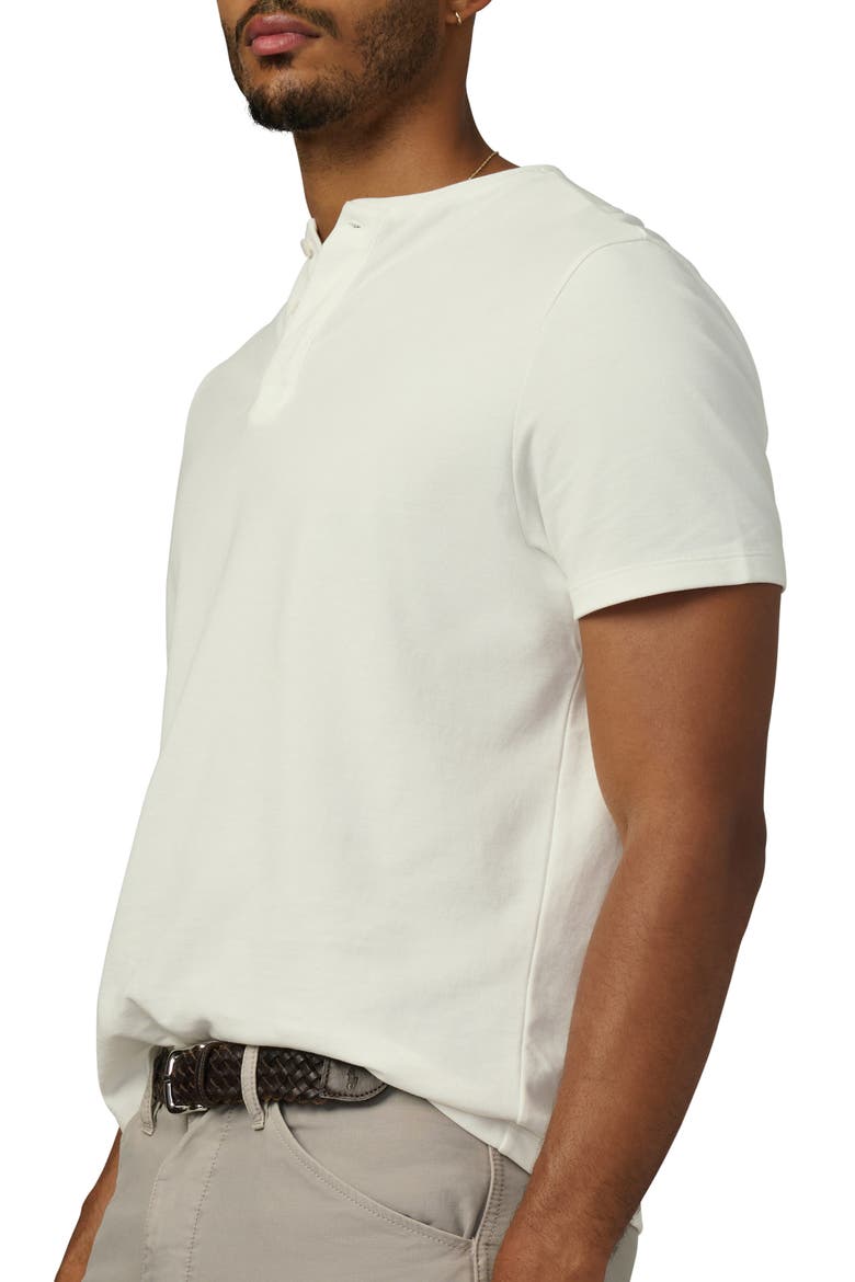 Modern Cotton Piqué Henley, Alternate, color, COCONUT MILK