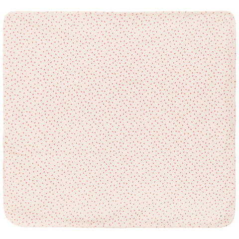 Crinkle Flower Print Knit Blanket