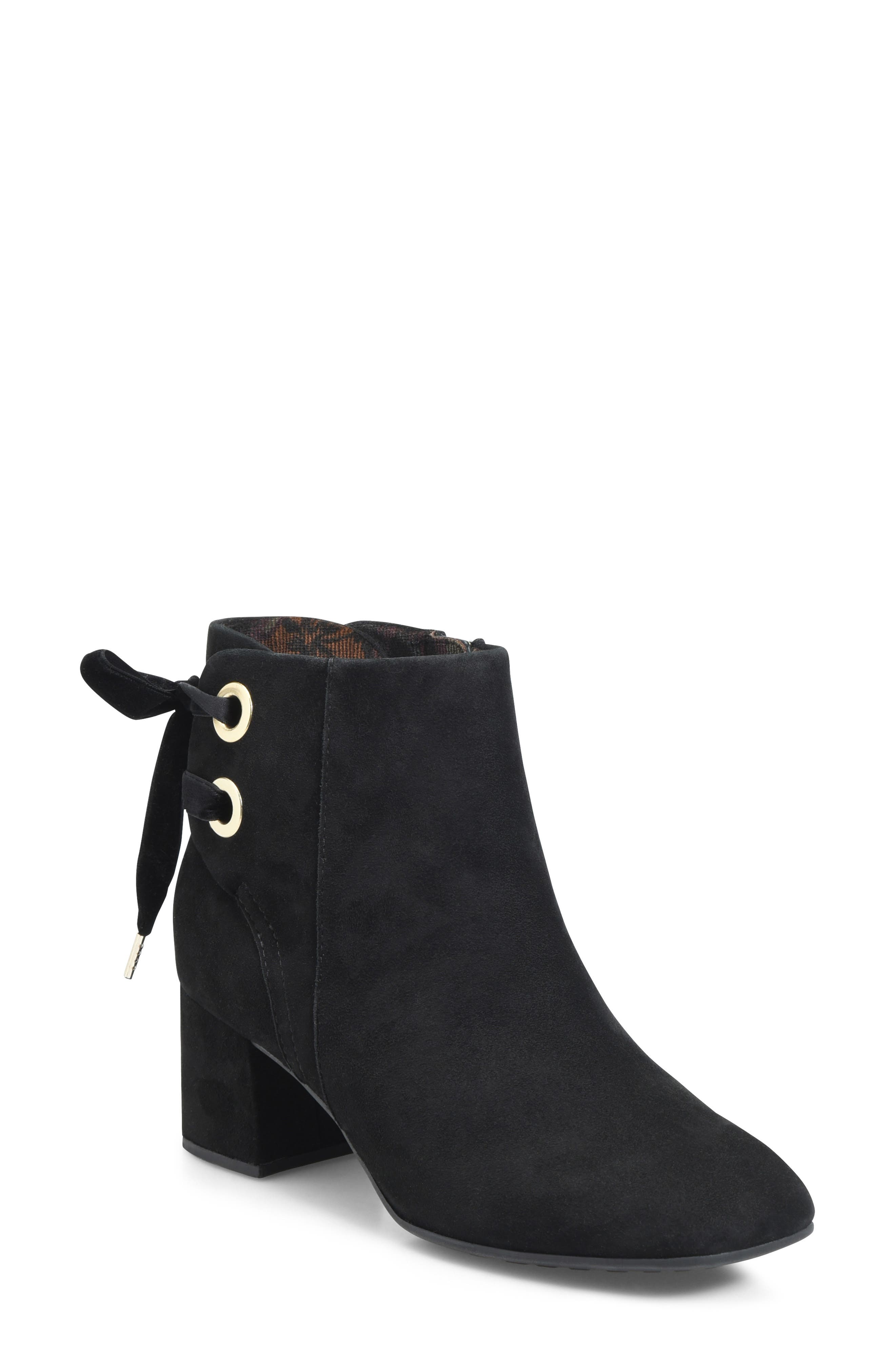 Lloy Bootie, Main, color, BLACK SUEDE