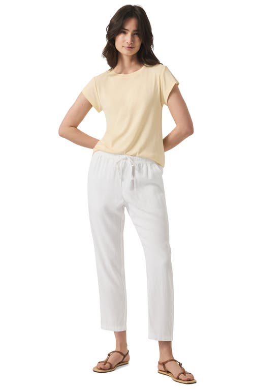 Splendid Faye Crewneck Tee In Limoncello