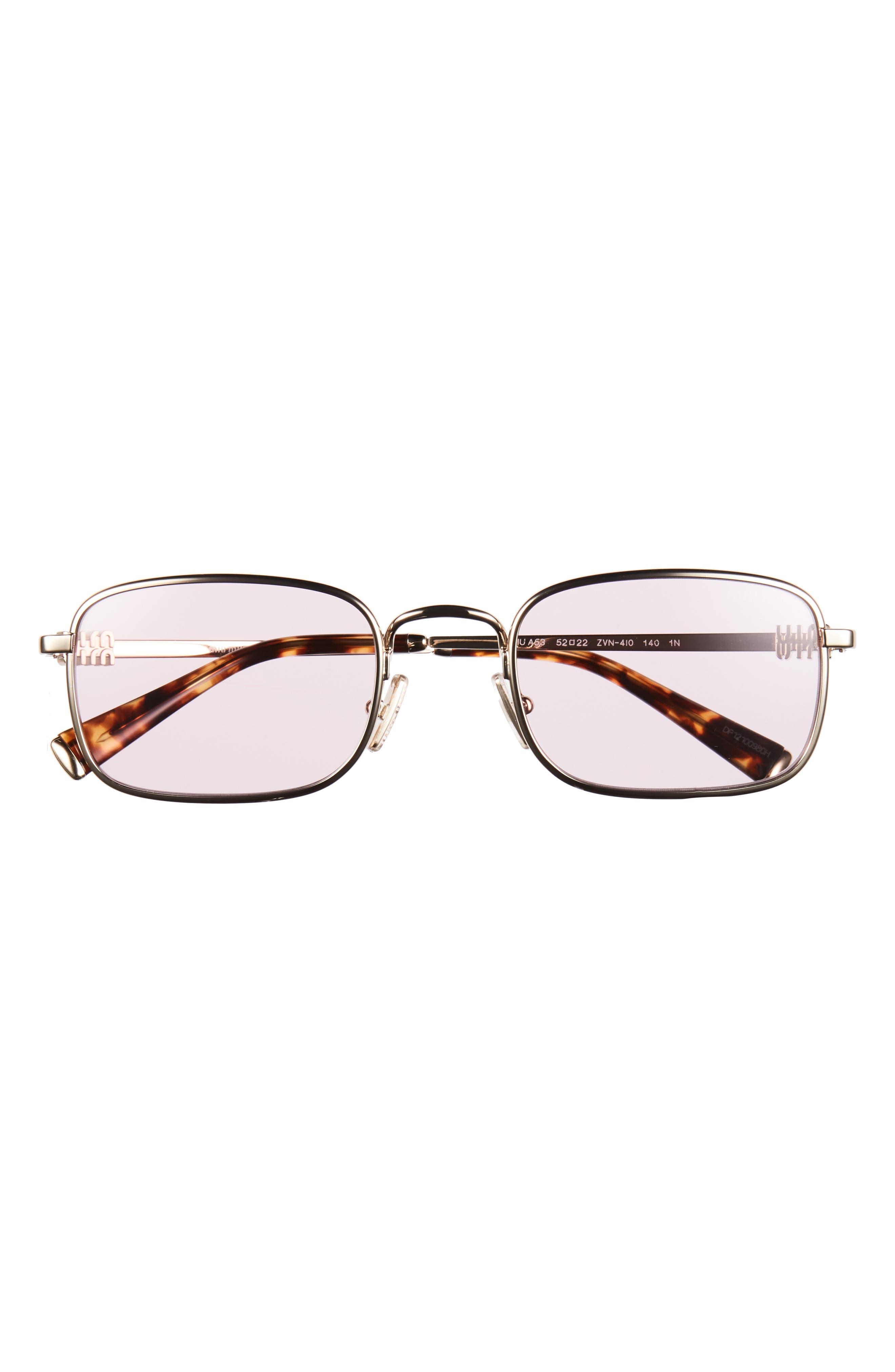 Miu Miu 53mm Rectangular Sunglasses